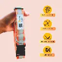 Advanced Premium QR Enabled Reflective Collar Pack of 5pcs