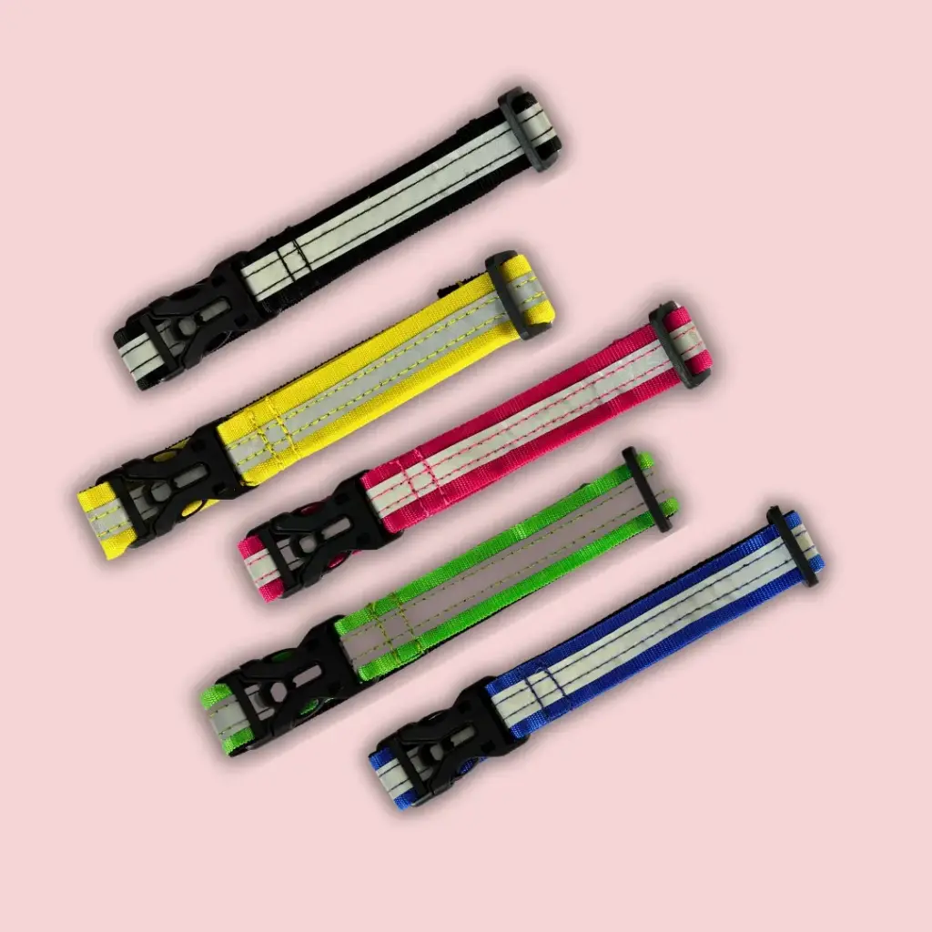 Reflective collar Pawlite Version Pack of 5 