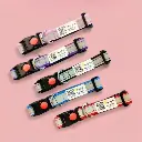 QR-Enabled Reflective Collars for Stray Animals (Pack of 5 – With Anti-Theft Buckle & D-Ring, 25mm Strip)